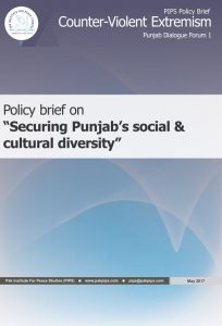 Book Cover: Punjab Policy brief-1 Securing Punjab’s social & cultural diversity