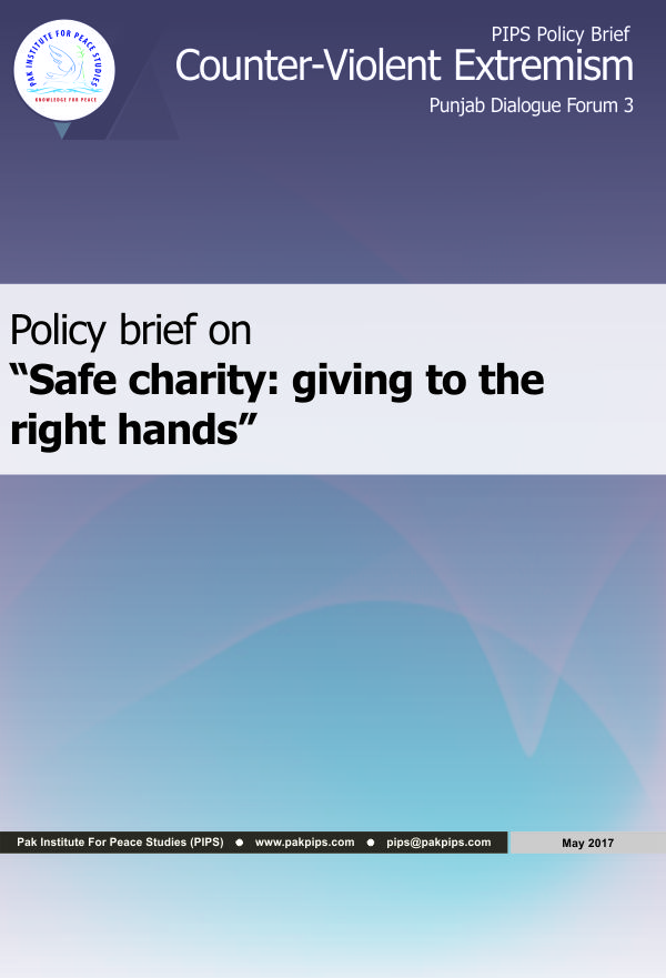 Book Cover: Punjab Policy brief-3 Safe charity: giving to the right hands