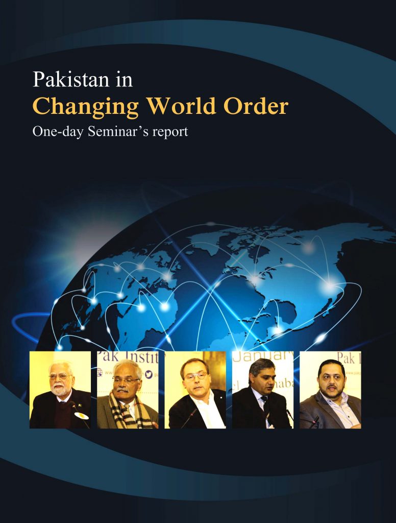 Book Cover: Pakistan in changing world order