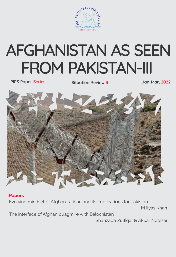 Book Cover: Afghanistan as Seen from Pakistan III