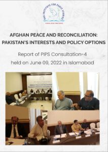 Book Cover: AFGHAN PEACE AND RECONCILIATION: PAKISTAN’S INTERESTS AND POLICY OPTIONS 4