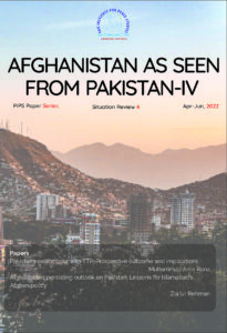 Book Cover: Afghanistan as   Seen from Pakistan IV