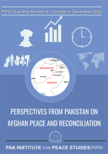 Book Cover: PERSPECTIVES FROM PAKISTAN ON AFGHAN PEACE AND RECONCILIATION 6