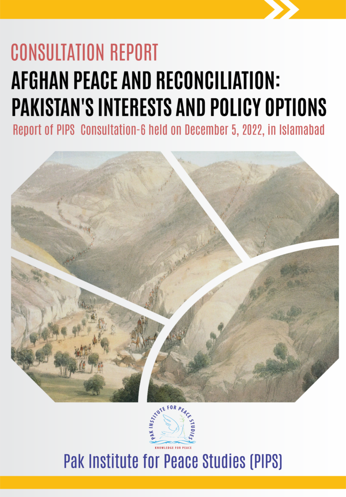 Book Cover: AFGHAN PEACE AND RECONCILIATION:  PAKISTAN'S INTERESTS AND POLICY OPTIONS VI