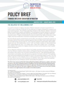 Book Cover: POLICY BRIEF January-March, 2023